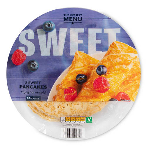 Sweet Pancakes 8 Pack Aldi Uk
